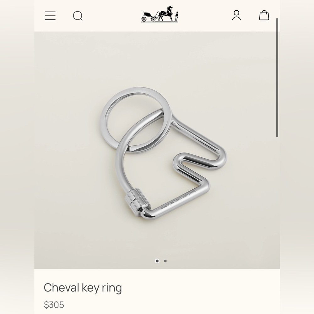 Hermes Cheval Key Ring
